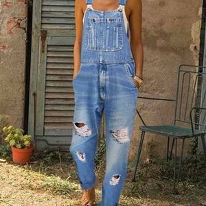 Denim bib overalls